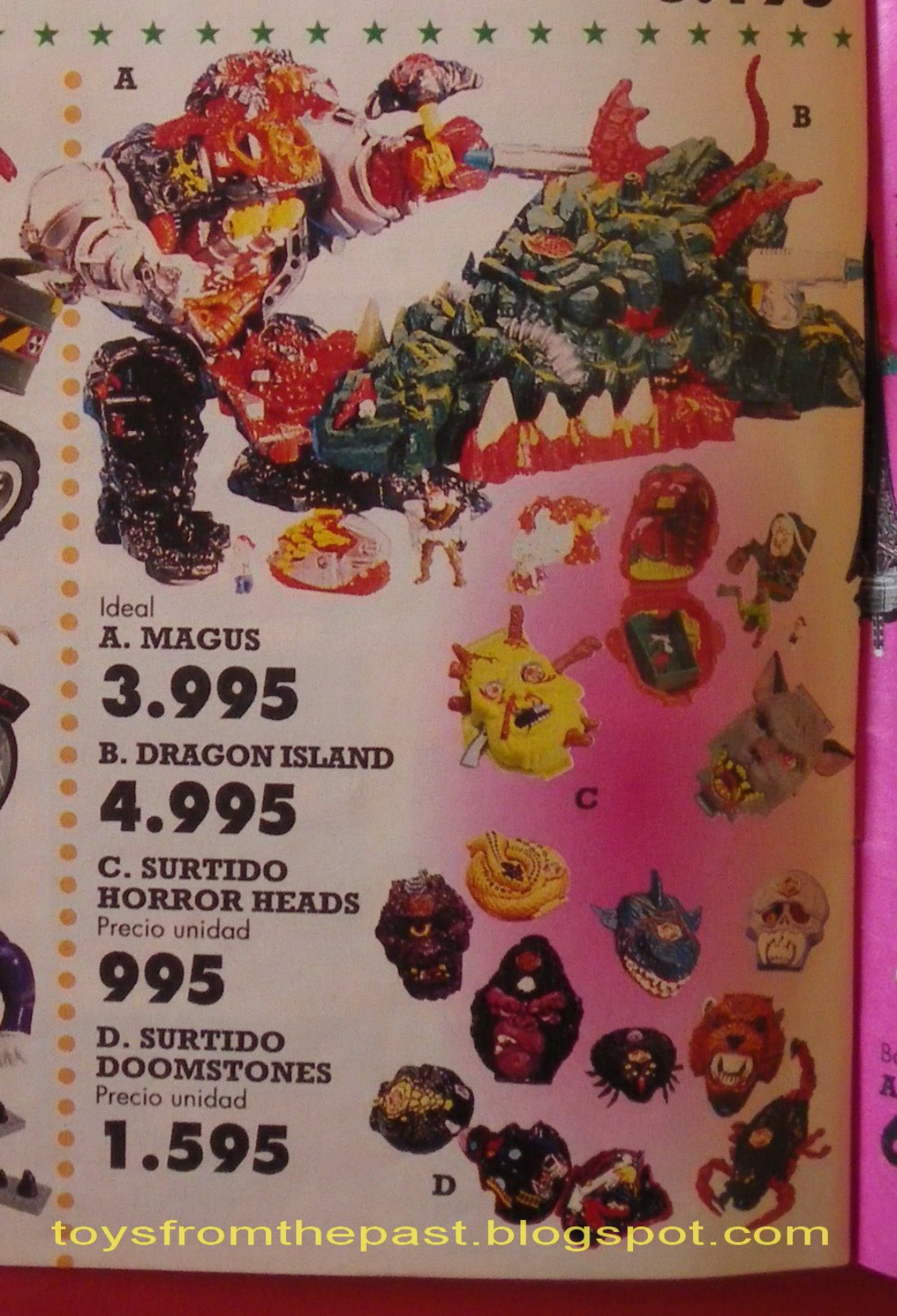 Toys from the Past 218 MIGHTY MAX BLOWS UP DINO LAB (1993)